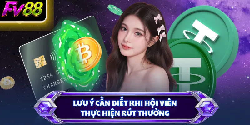 Lưu ý cần biết khi hội viên thực hiện rút thưởng